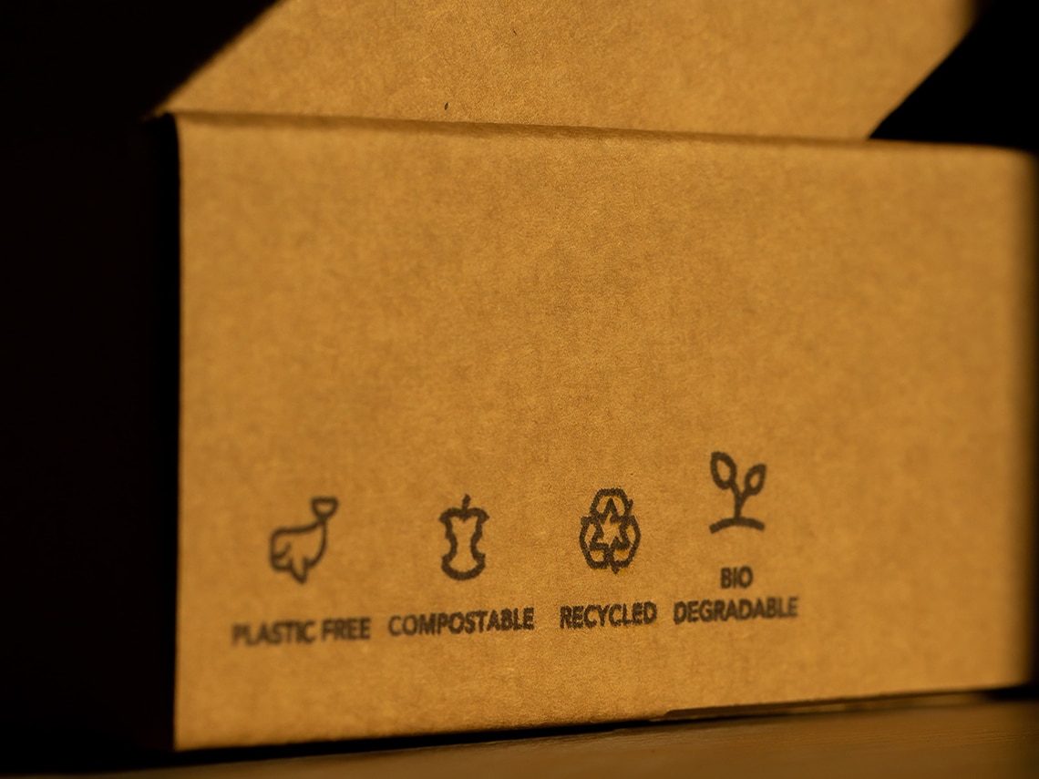 sustainable cardboard box used for professional packaging